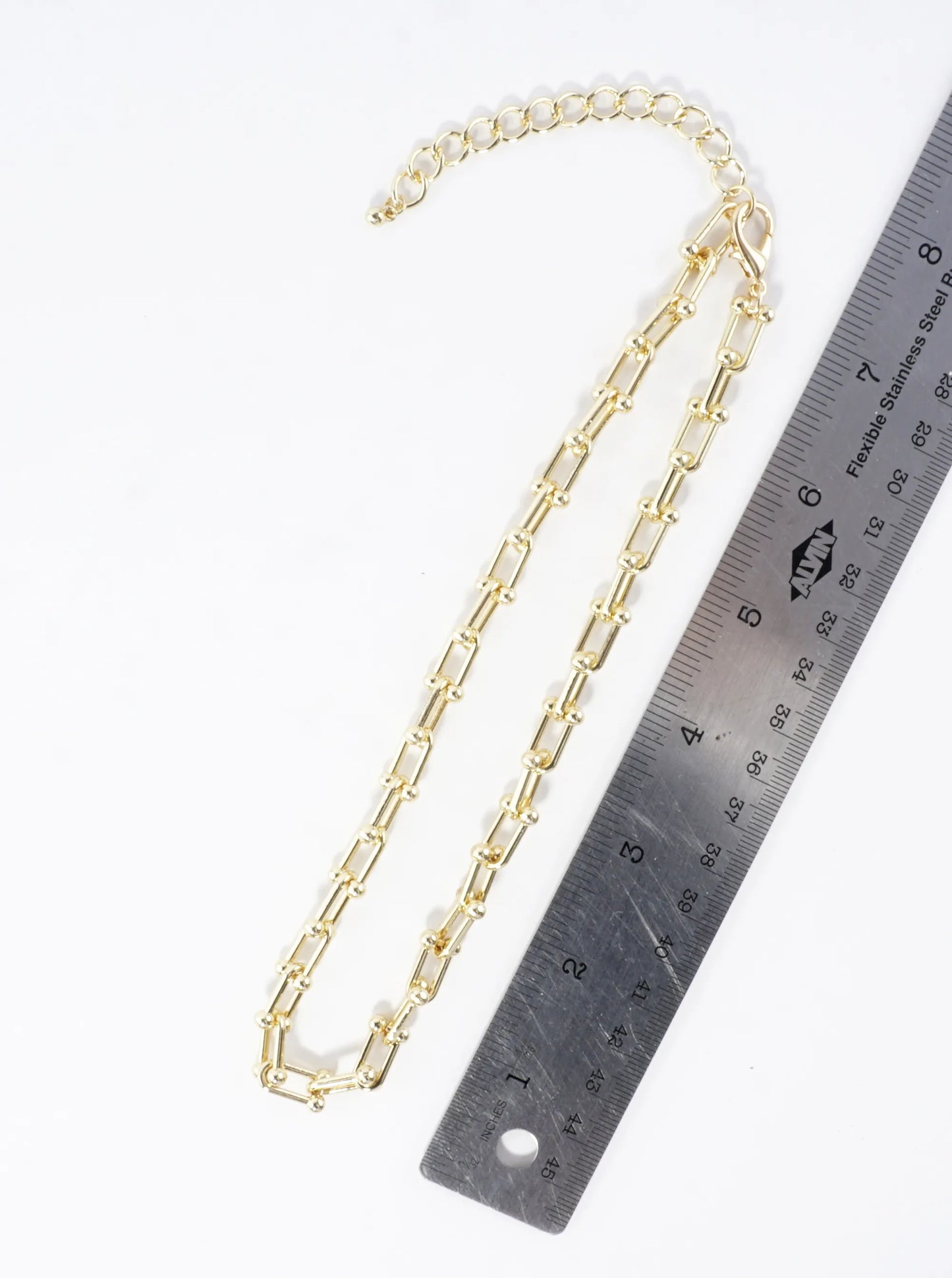 Small Alloy Horseshoe Chain Necklace