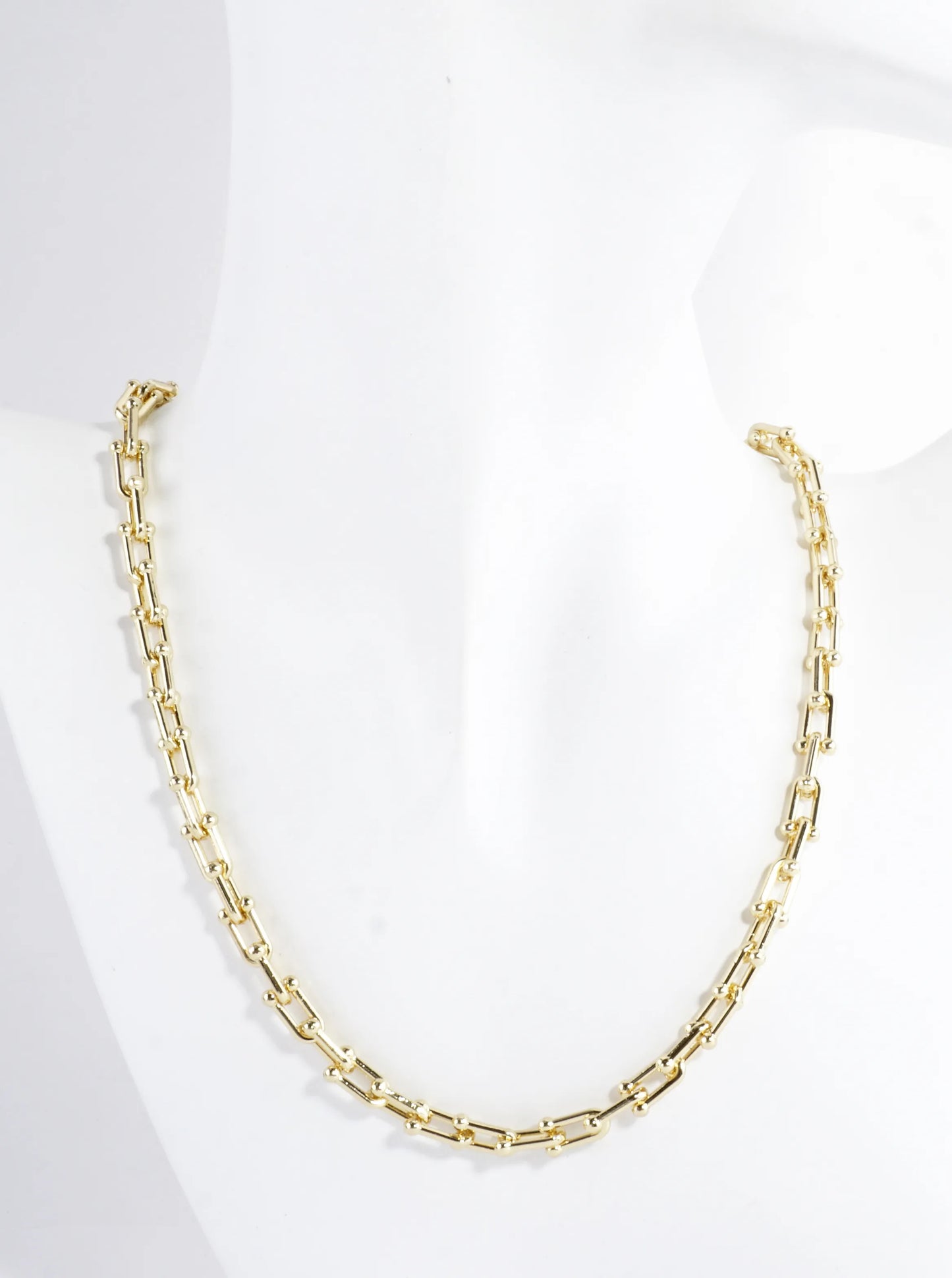 Small Alloy Horseshoe Chain Necklace