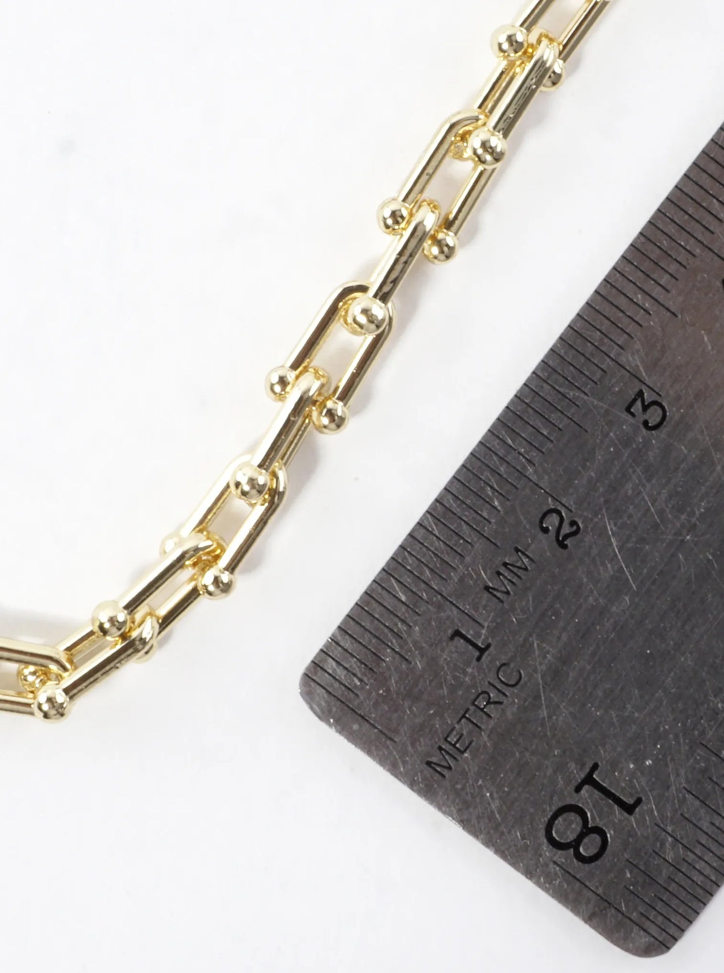 Small Alloy Horseshoe Chain Necklace