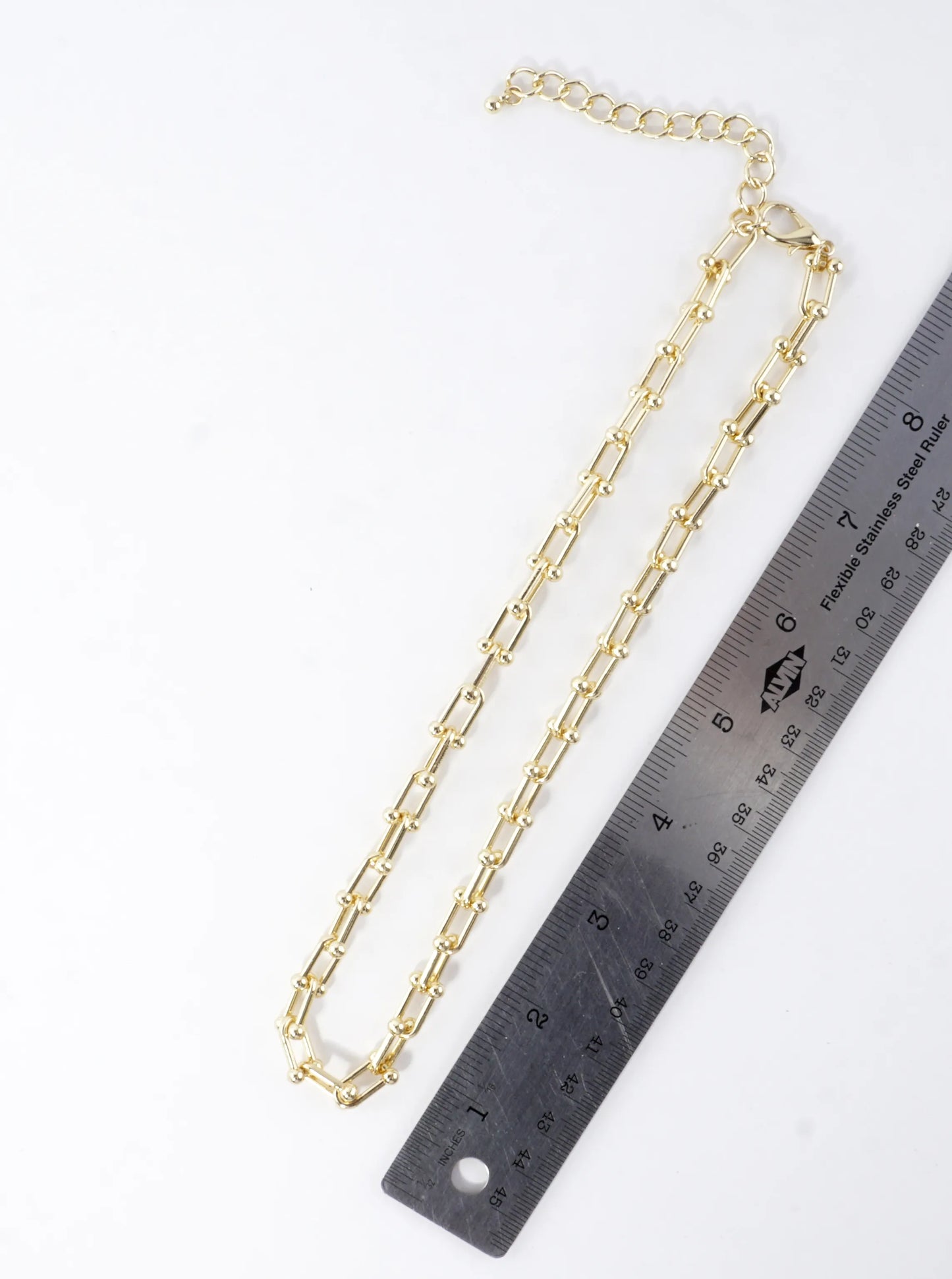Small Alloy Horseshoe Chain Necklace