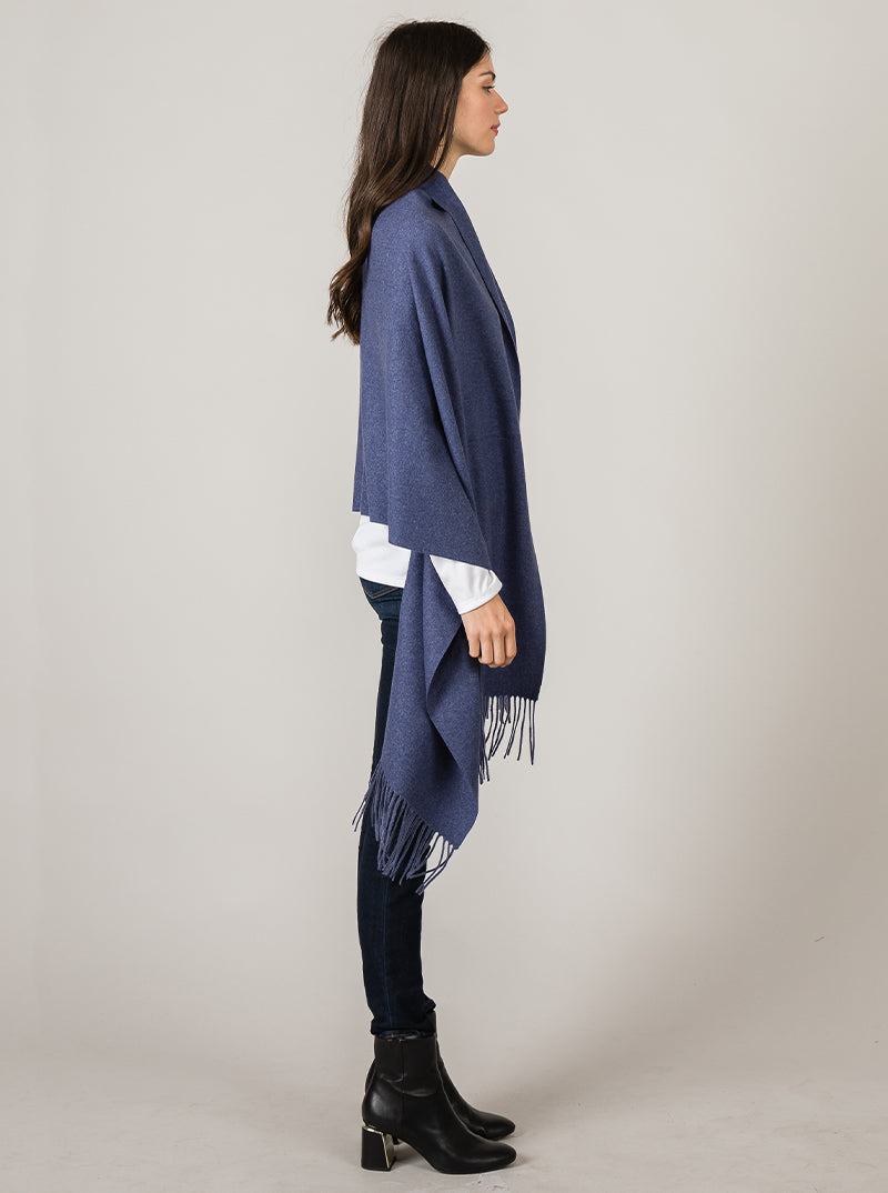 Soft 2 Touch Shawl Oblong Fringe Acrylic Scarf