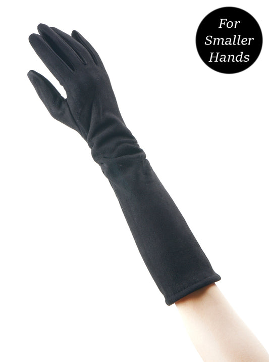 Soft Suede Long Touchscreen Gloves