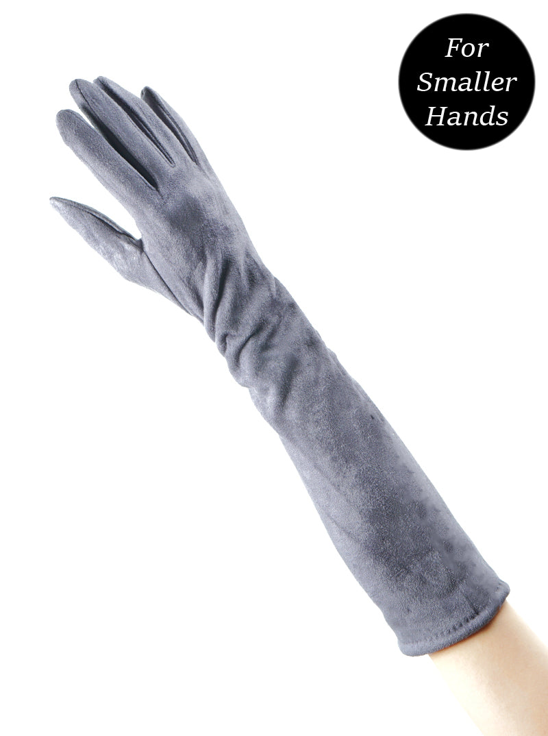 Soft Suede Long Touchscreen Gloves