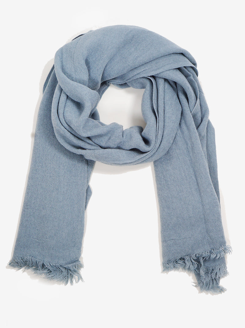 Solid Color Basic Wrap Around Scarf