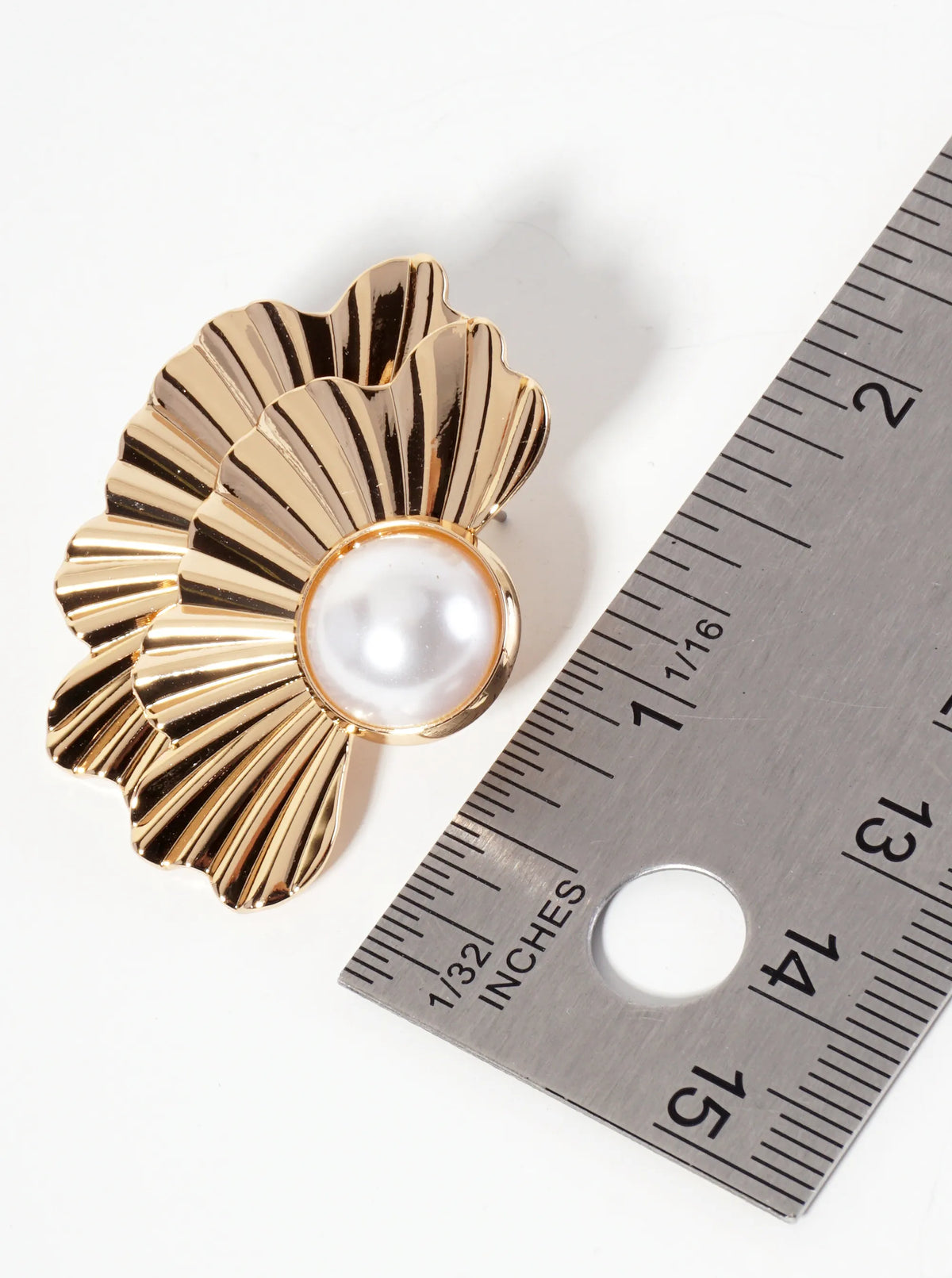 Spiritual-Theme Butterfly-Inspired Pearl Statement Post Earrings