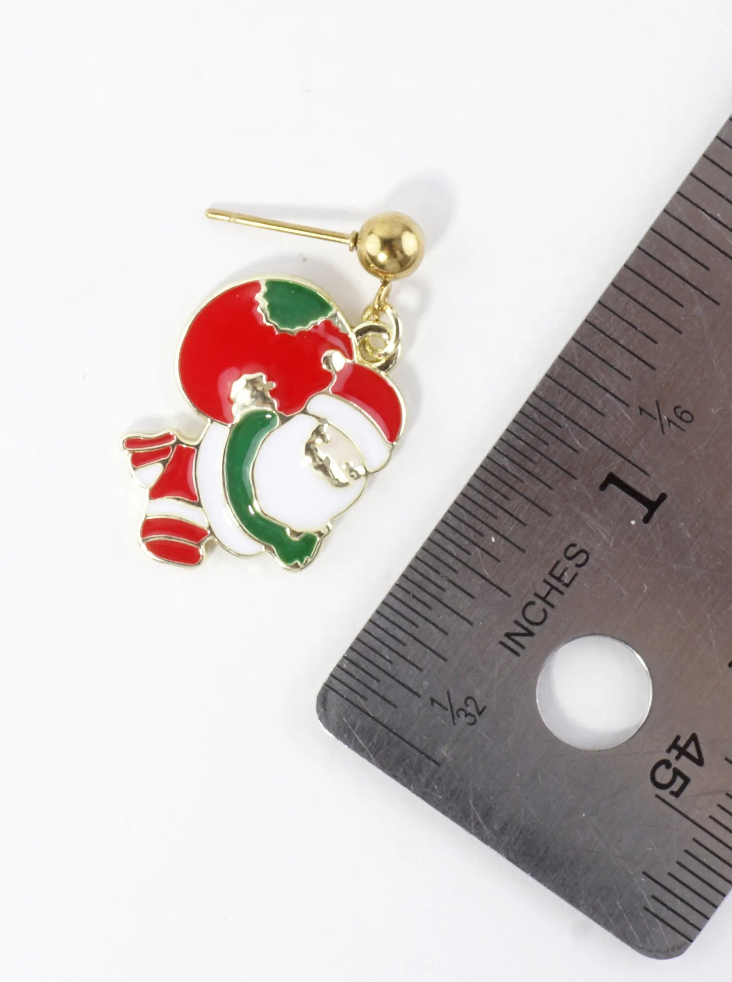 Stainless Steel Christmas Santa Bag Earrings