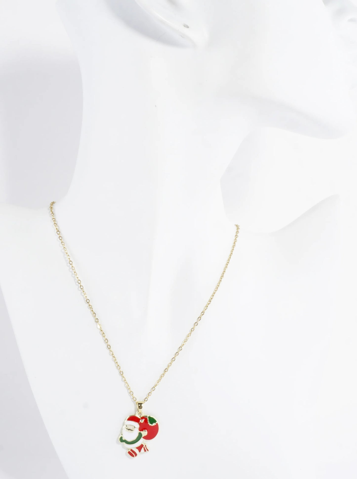Stainless Steel Christmas Santa Bag Necklace