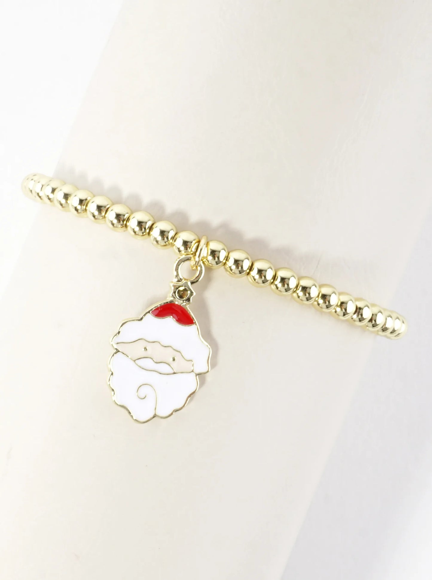 Stainless Steel Christmas Santa Charm Bracelet