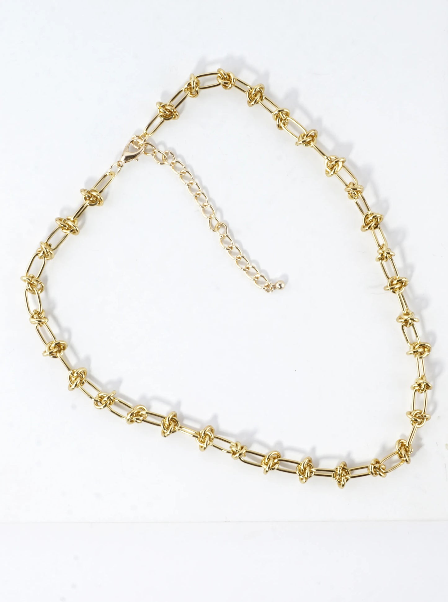 Stainless Steel Love Knot Chain 18 Inches