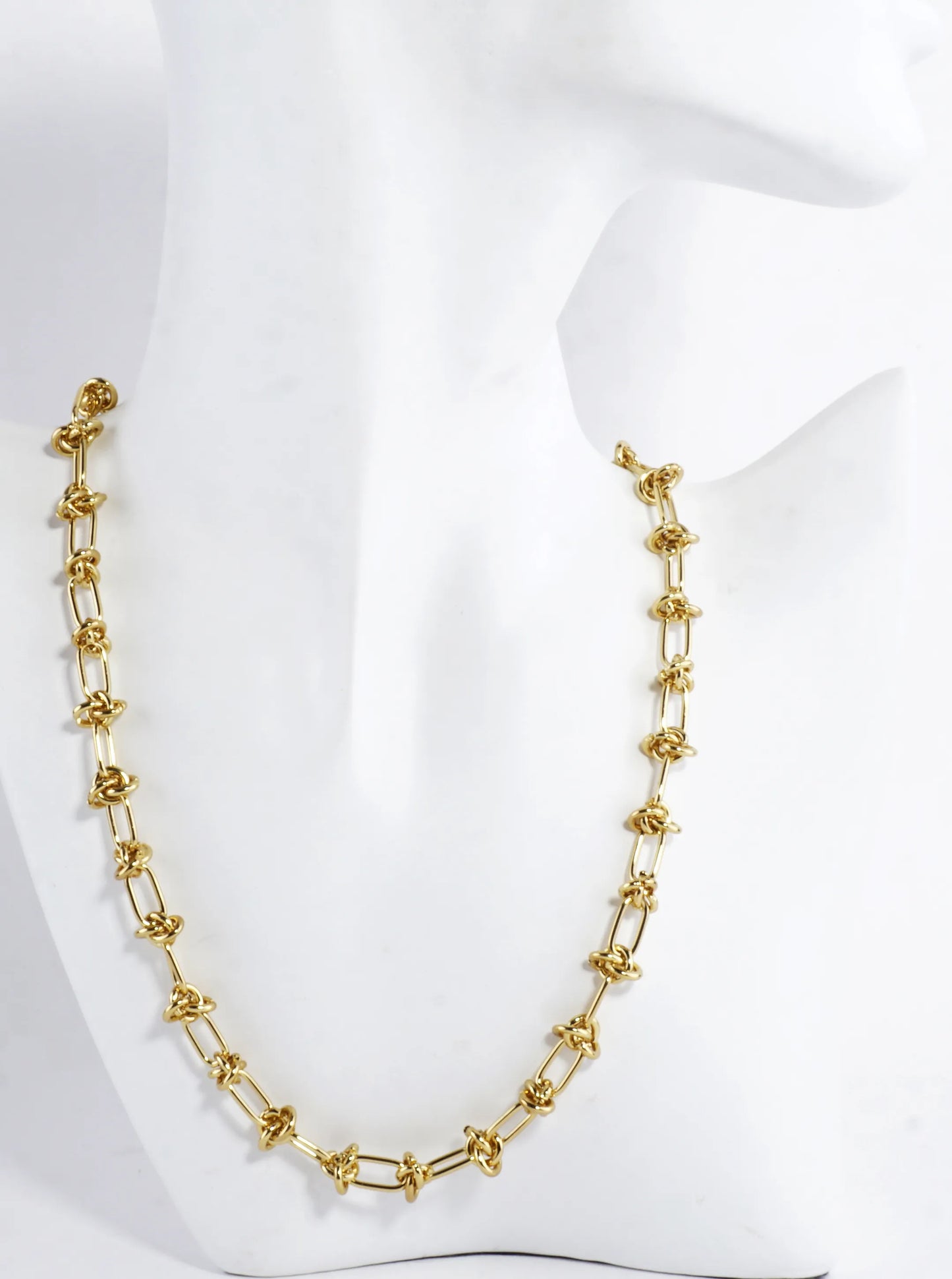 Stainless Steel Love Knot Chain 18 Inches