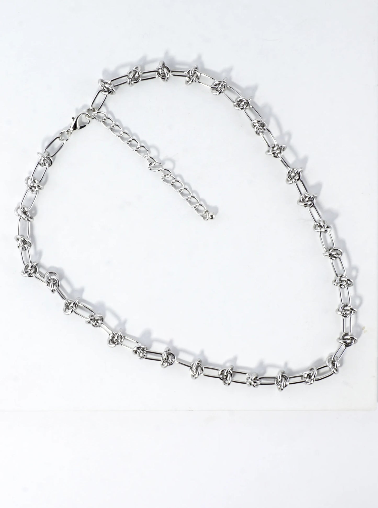 Stainless Steel Love Knot Chain 18 Inches