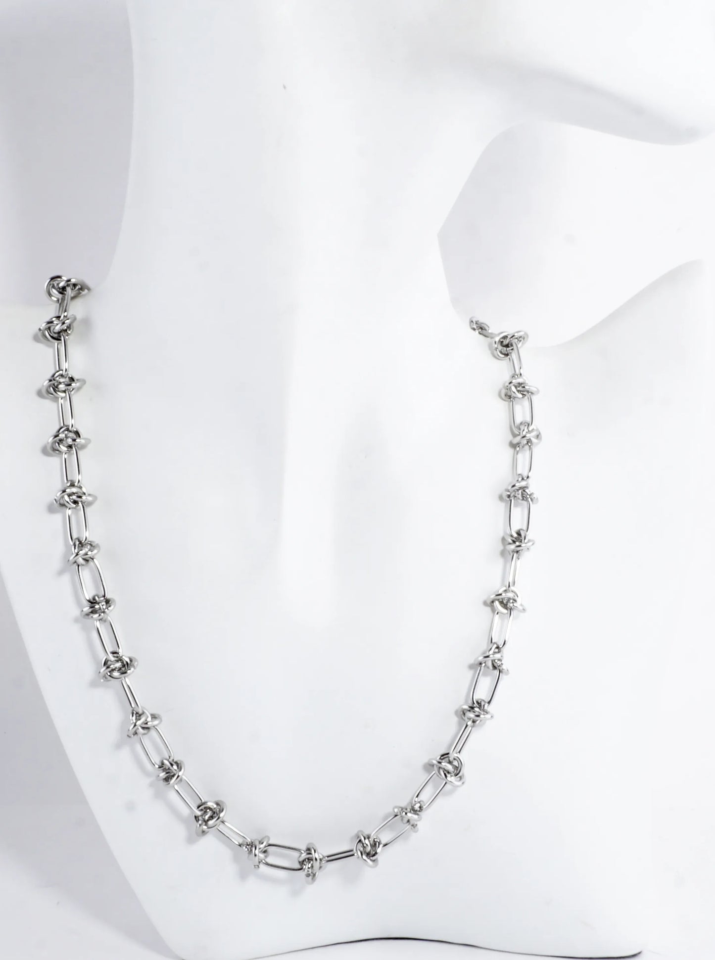Stainless Steel Love Knot Chain 18 Inches