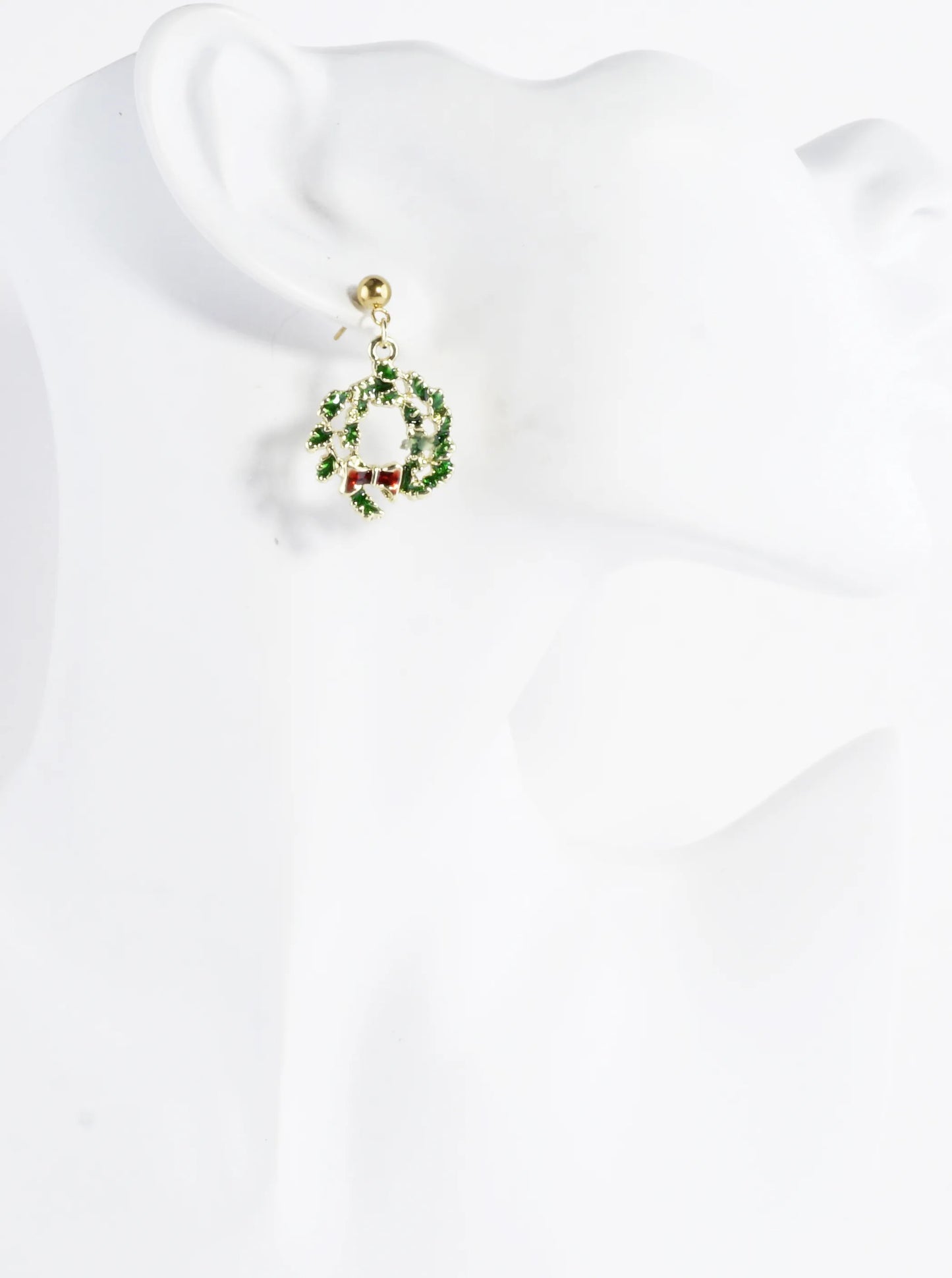 Stainless Steel Wreath Earrings