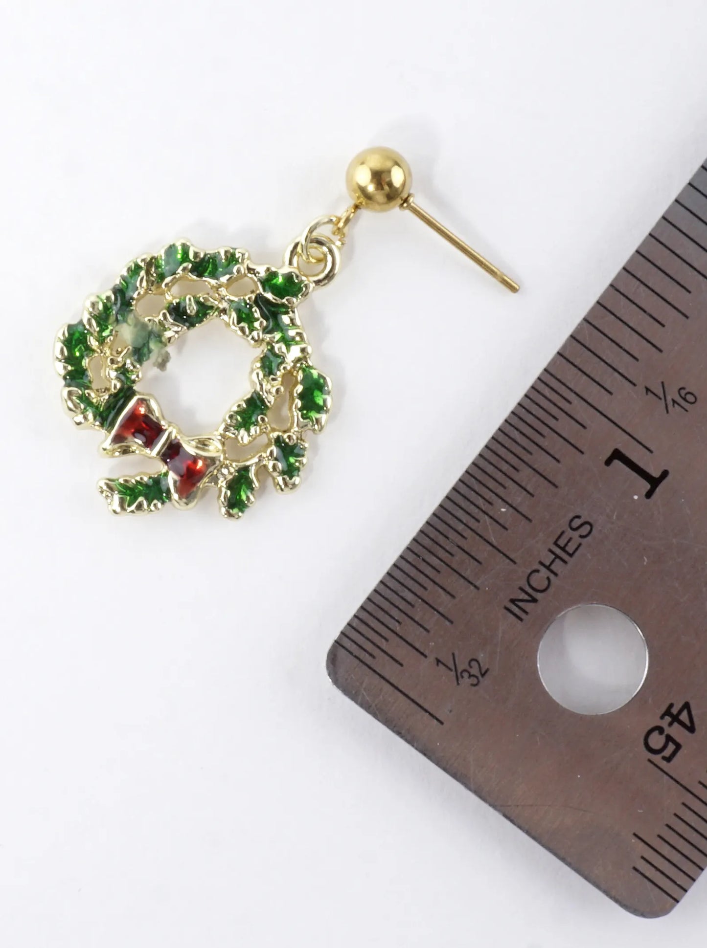 Stainless Steel Wreath Earrings