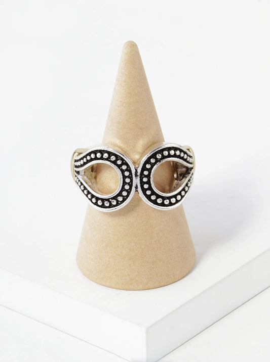 Tailored Bold Eye Catching Stretch Ring