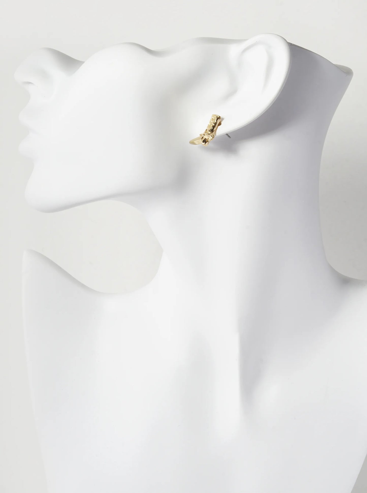 Textured 15mm Cowboy Cowgirl Boot Stud Earrings