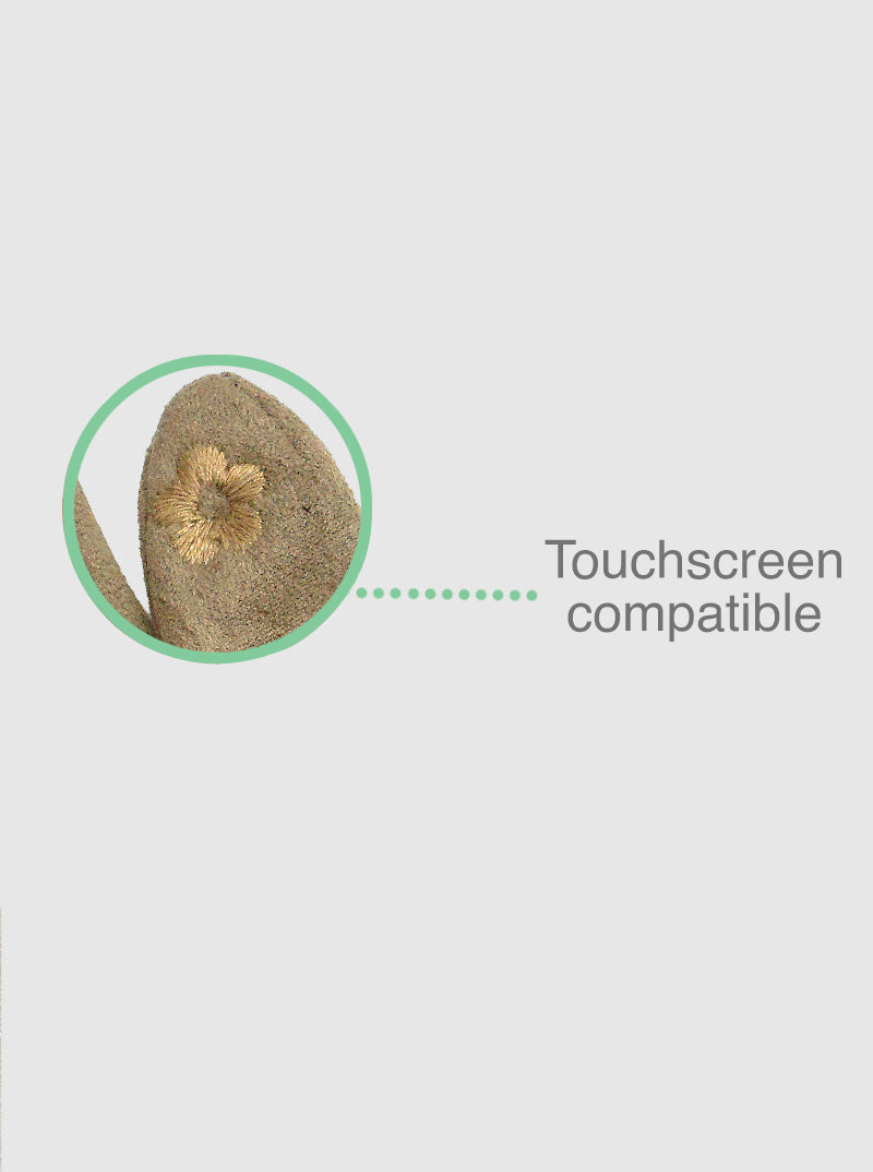 Thermal Touch Screen Faux Fur Gloves