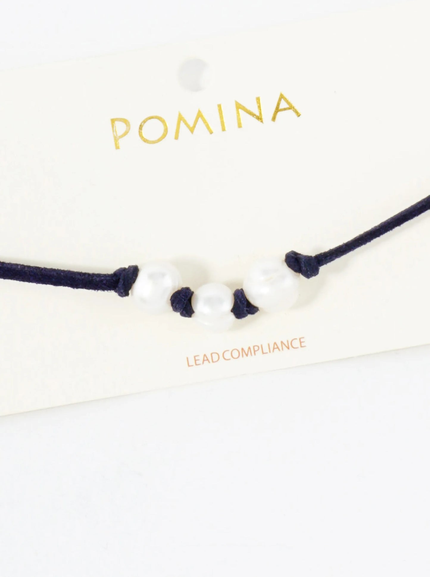 Three Freshwater-Pearl Leatherette 12-Inch Choker Necklace