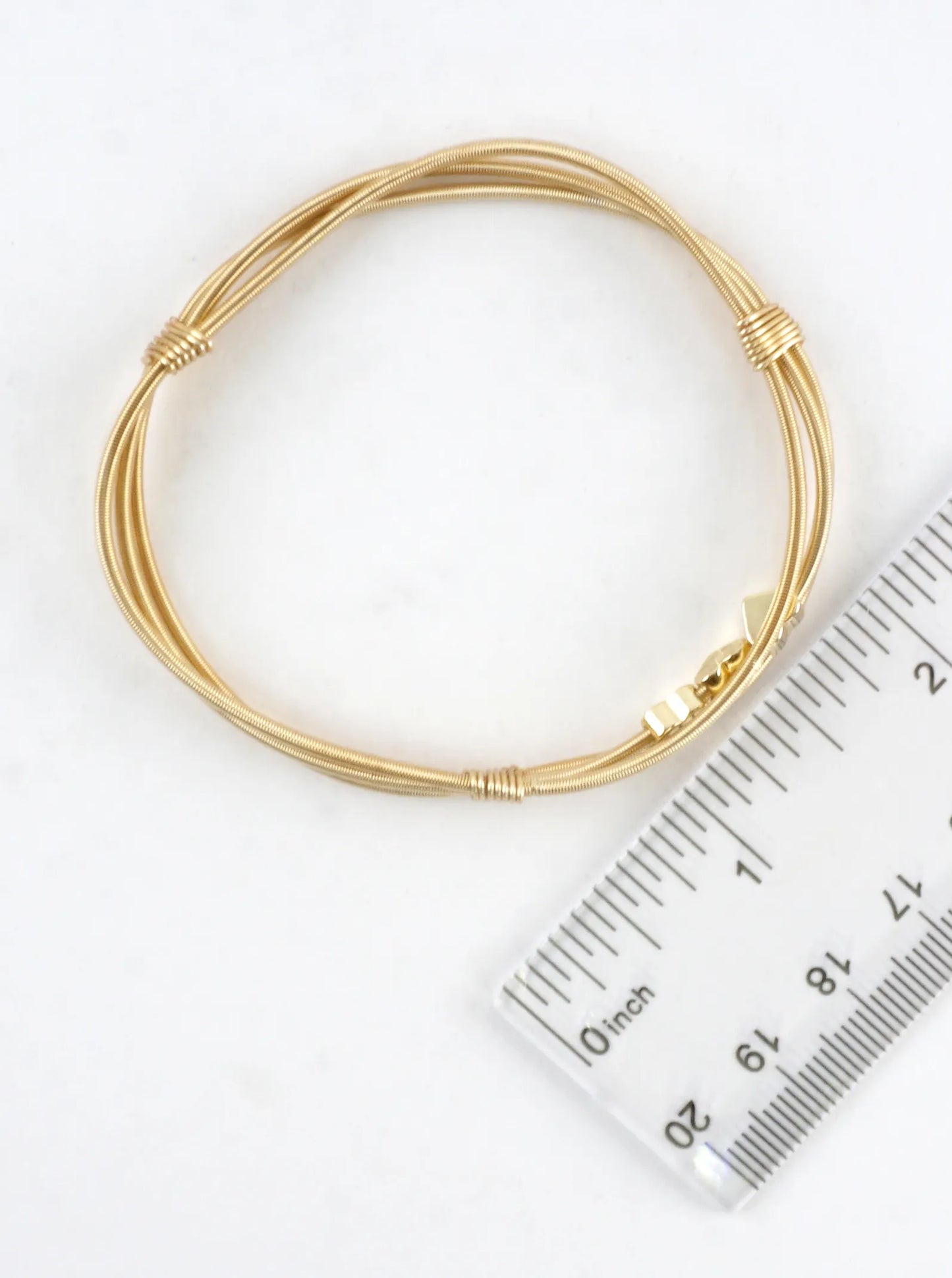 Triple Heart Stretch Spring Wire Bracelet