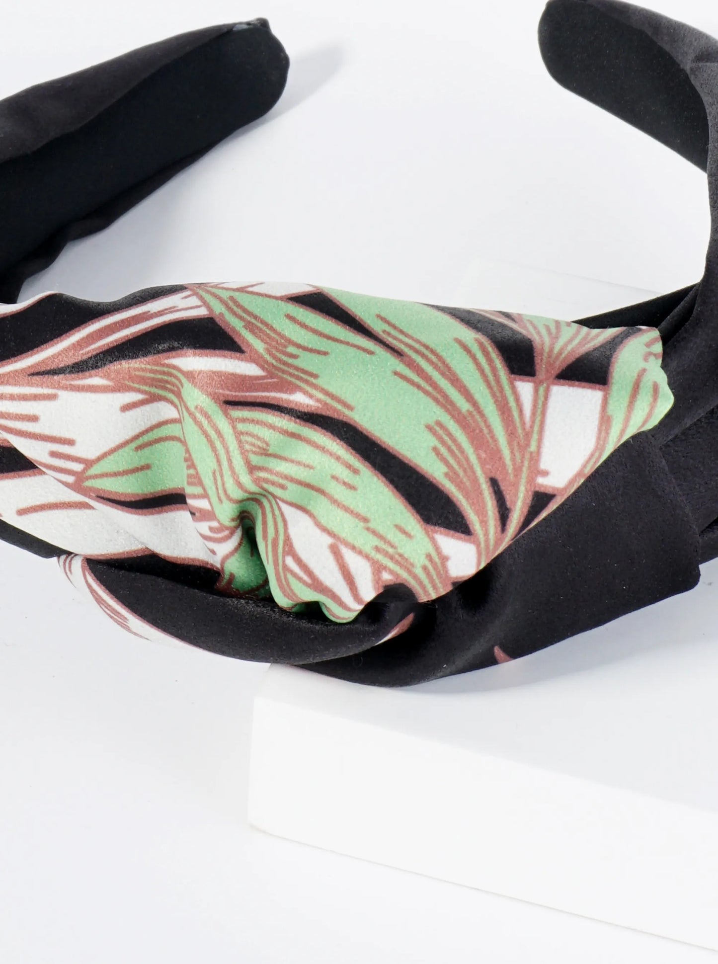 Tropical Print Top Knotted Fabric Headband