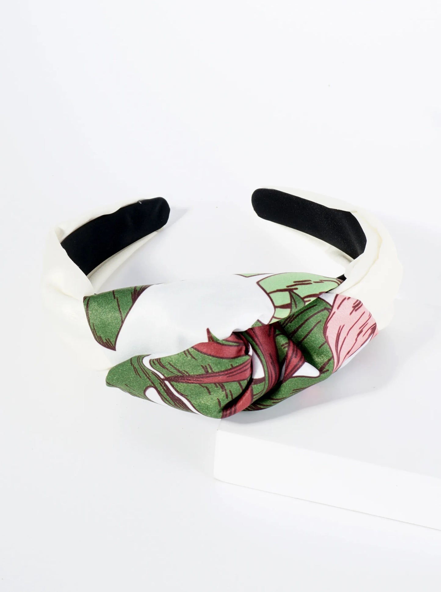 Tropical Print Top Knotted Fabric Headband