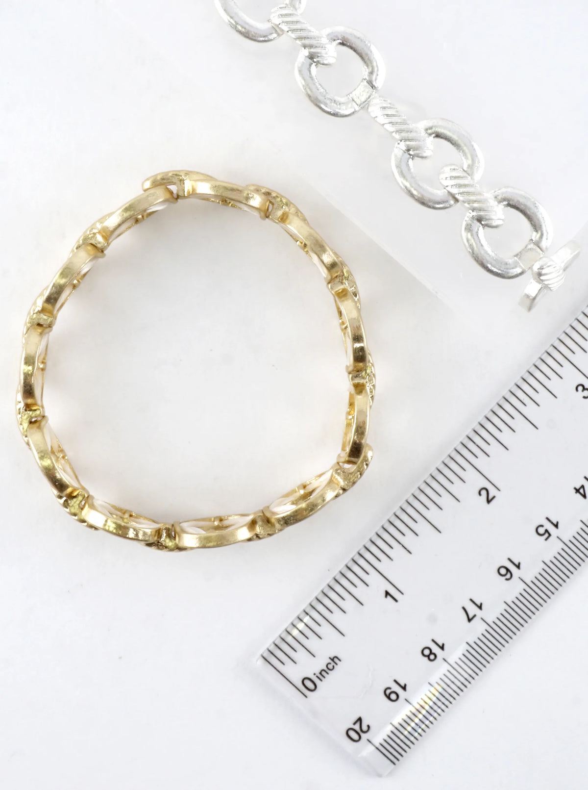 Twisted Chain Link Stretch Bracelet