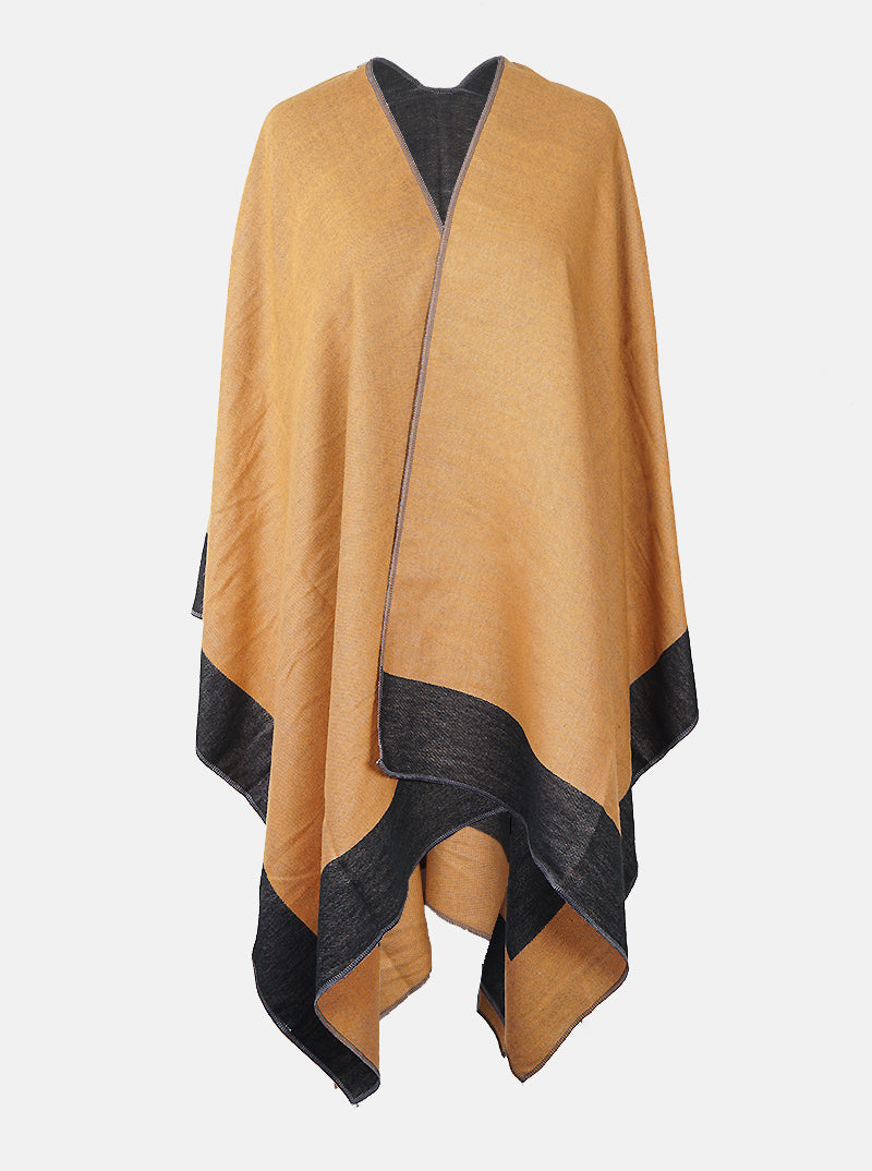 Two-Tone Double Sided Basic Shawl