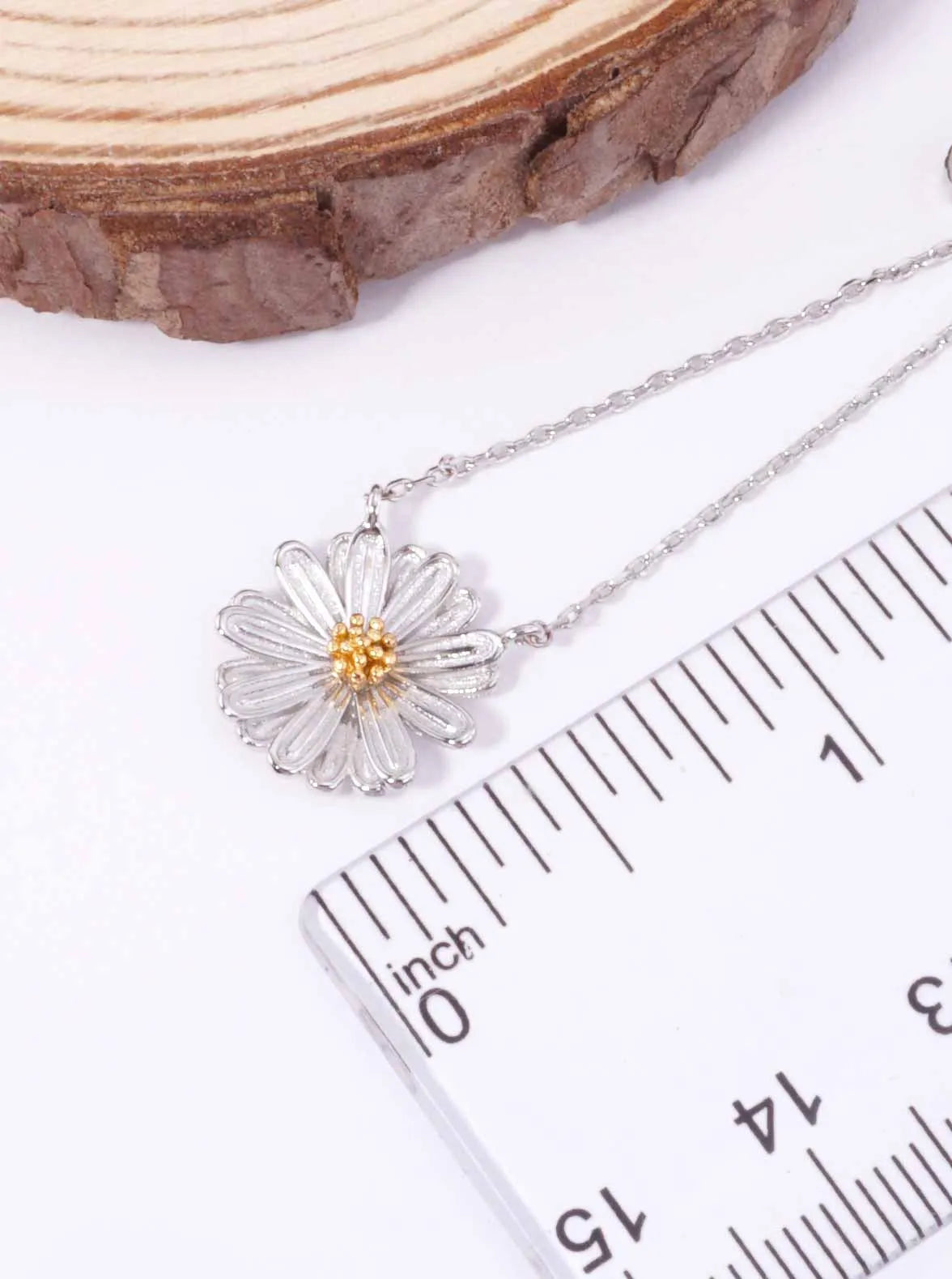 Two-Tone Flower 18K-Gold-Dipped Layered Necklace