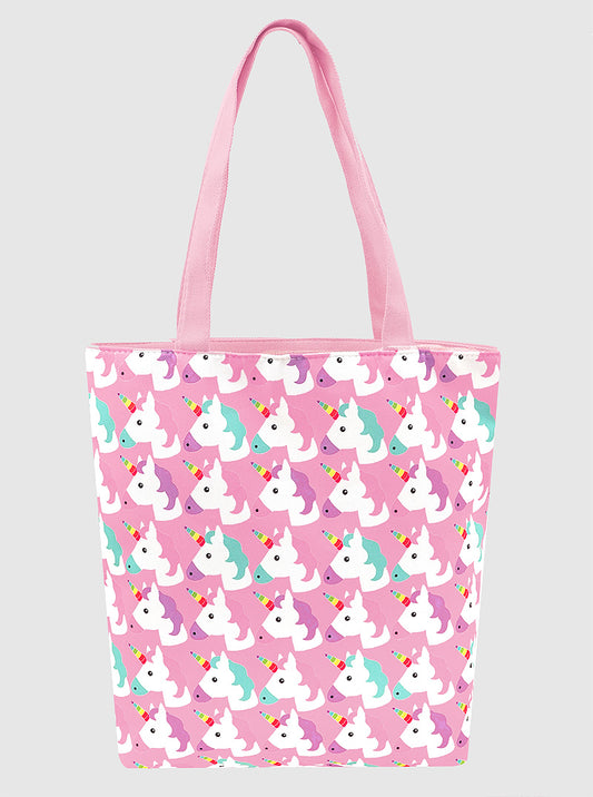 Unicorn Pattern Tote Bag