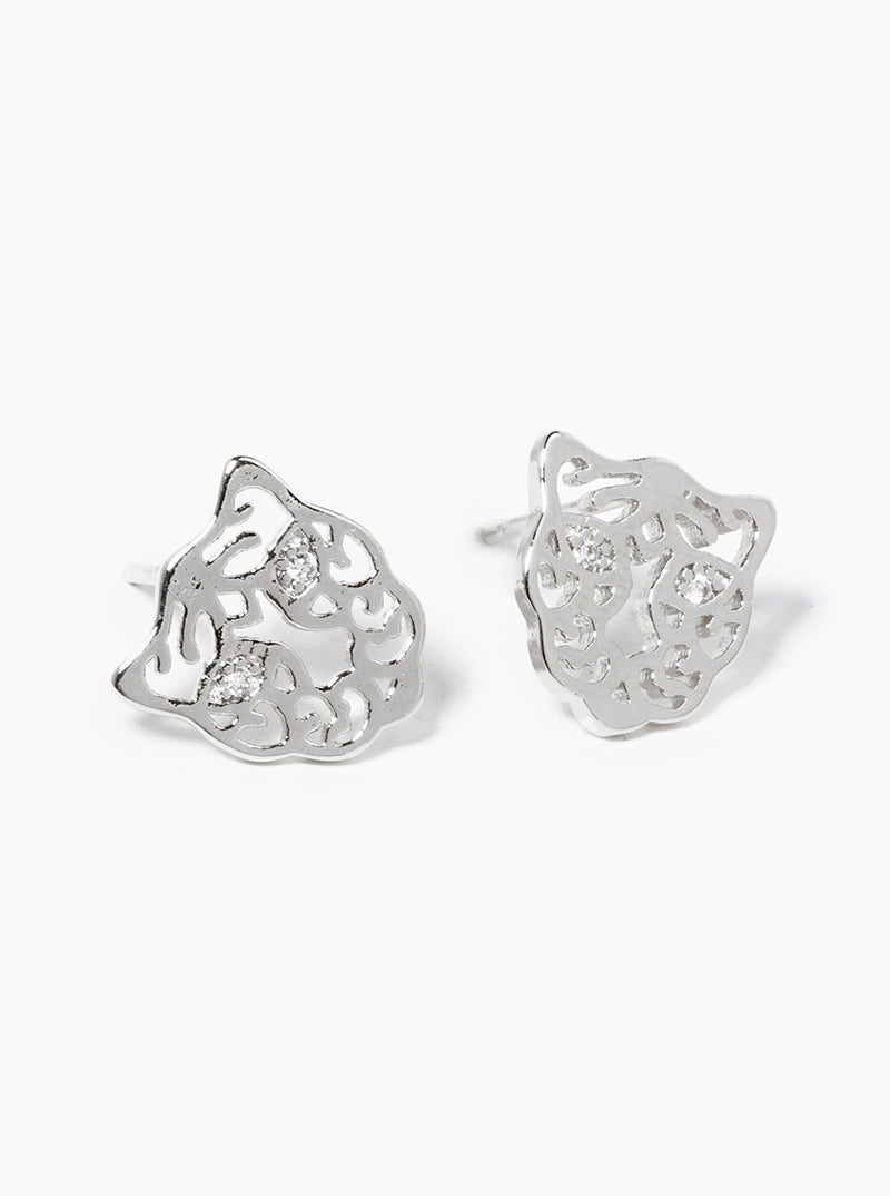 18k Gold Dipped Delicate CZ Pave Round Post Stud Earrings