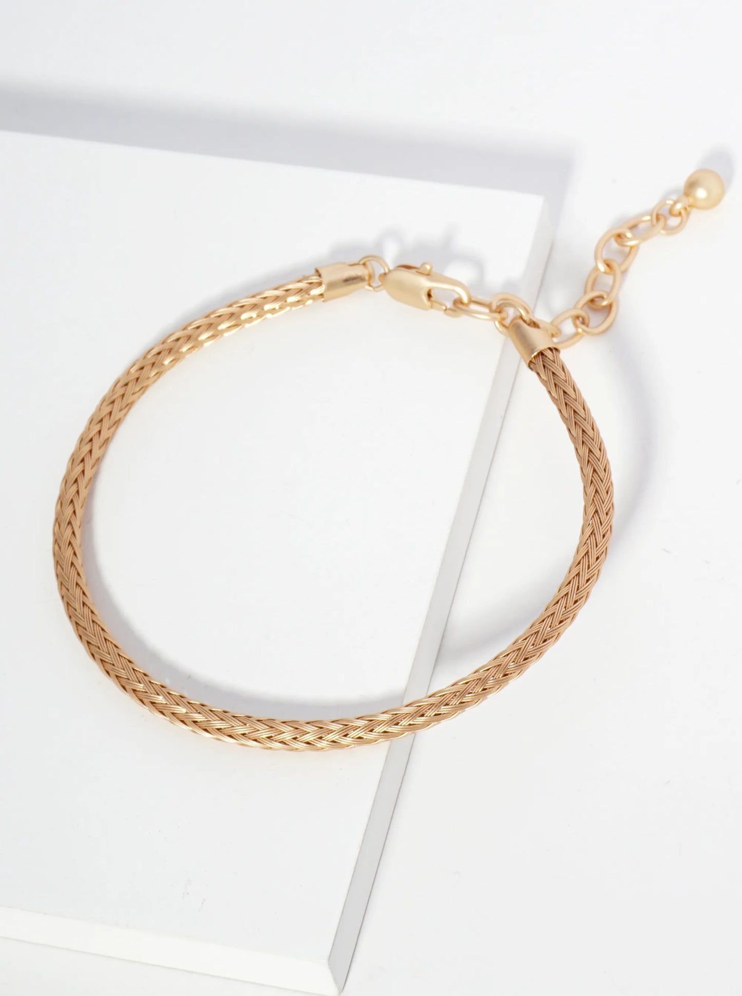 Wired Metal Mesh Chain Bracelet