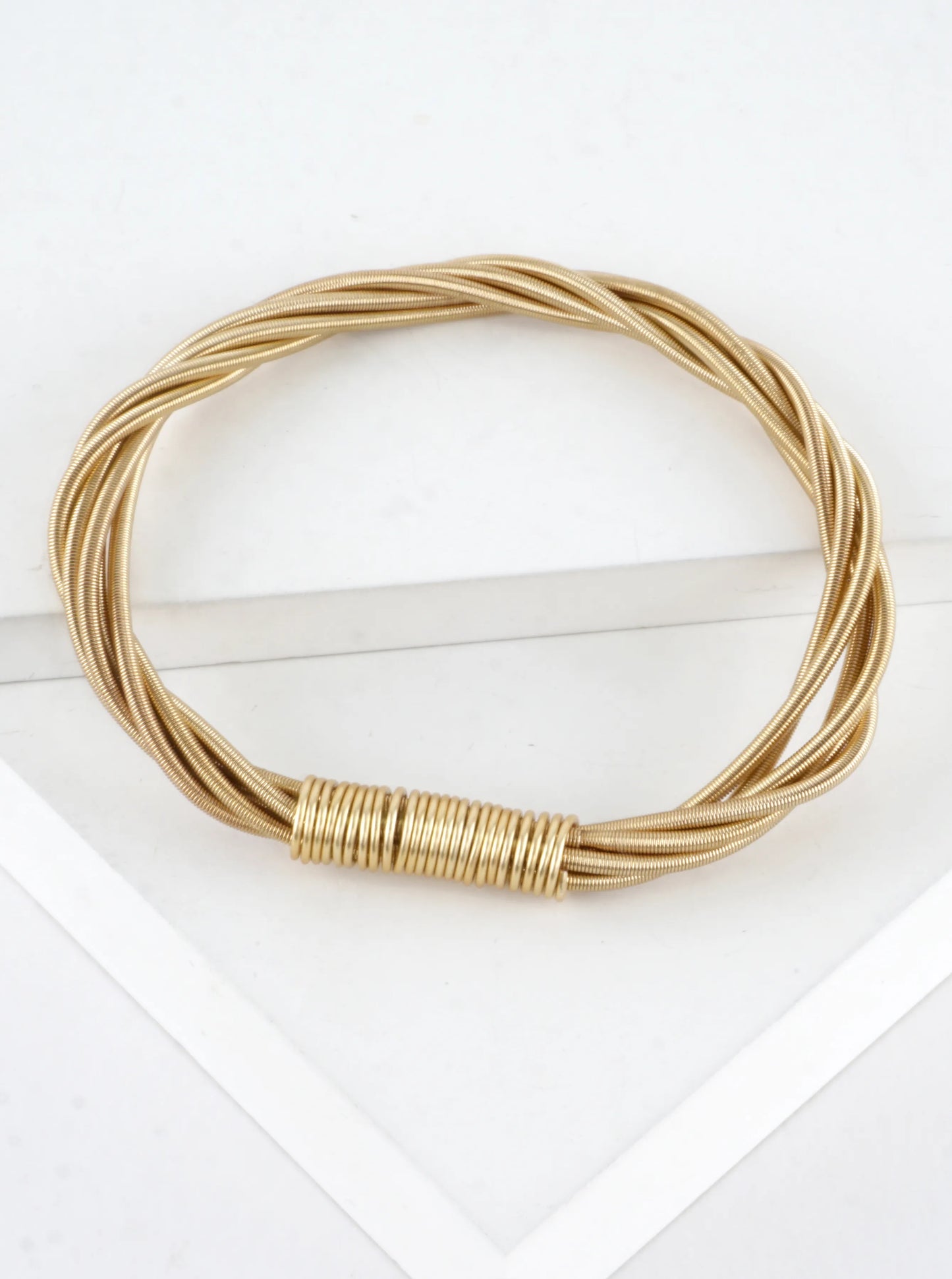 Wired Stretch Piano Wire Bracelet