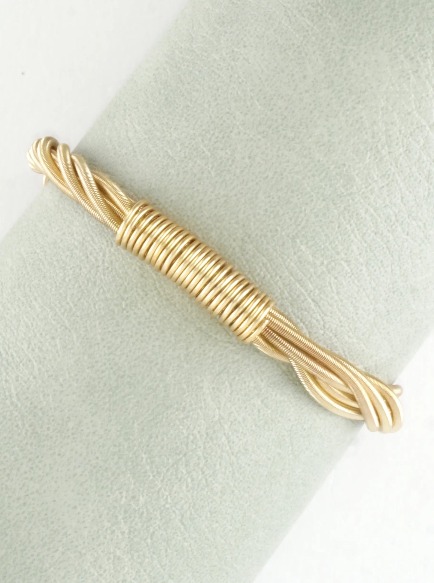 Wired In 2 Places Stretch Piano Wire Bracelet