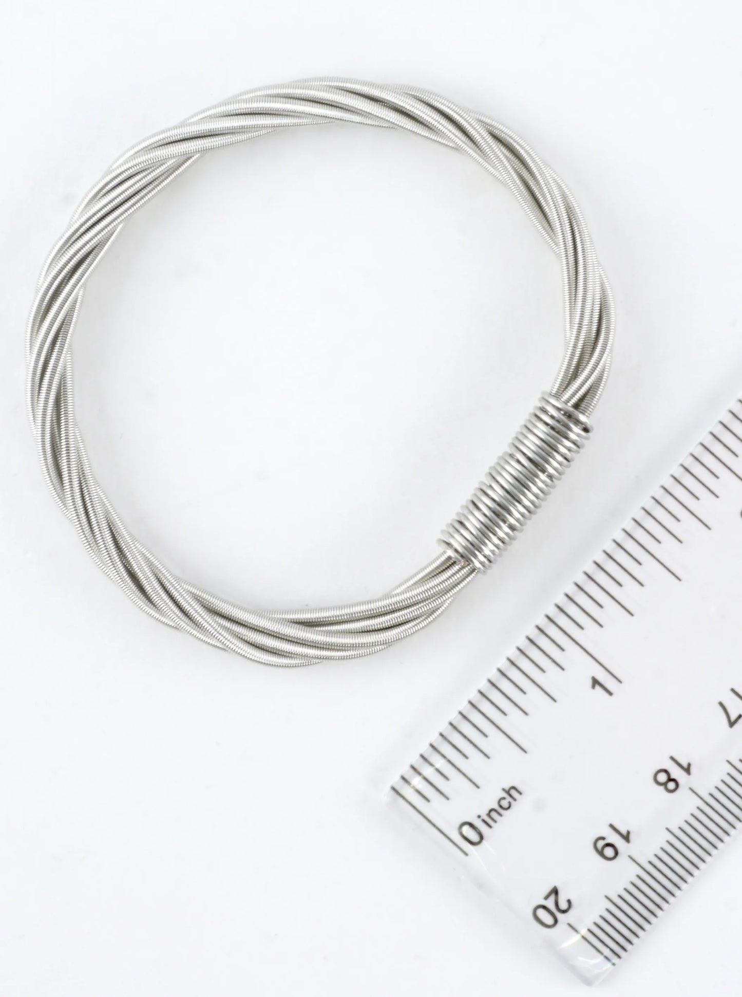 Wired In 2 Places Stretch Piano Wire Bracelet