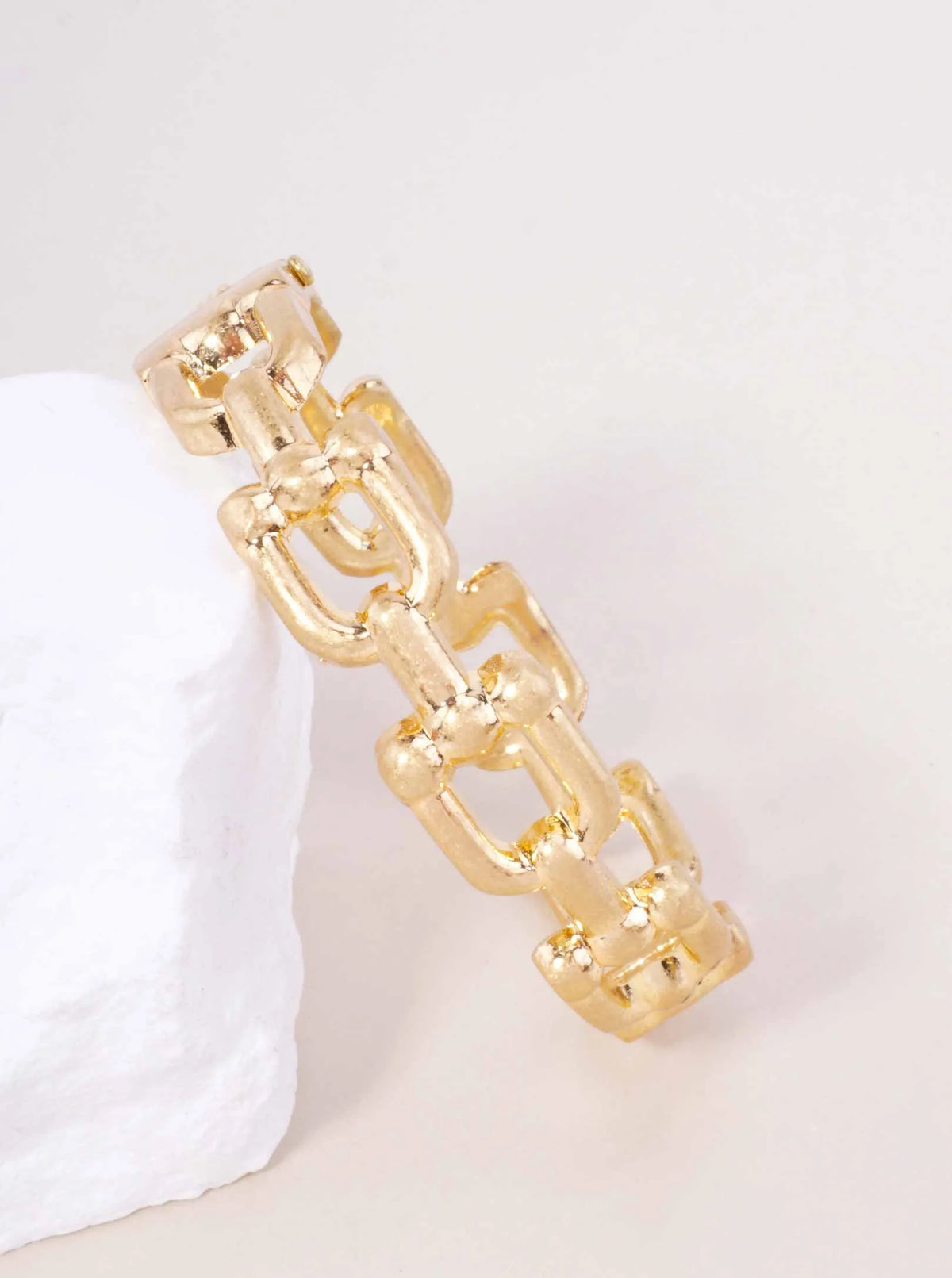 Chunky Horsebit Link Bold Equestrian Bracelet