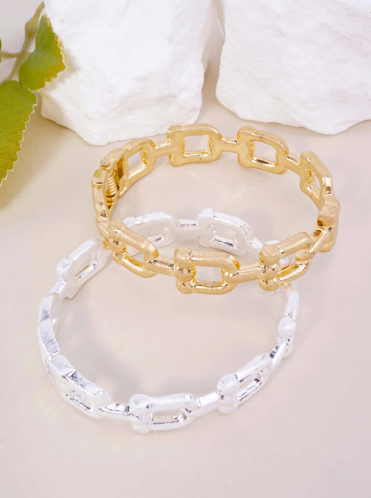 Chunky Horsebit Link Bold Equestrian Bracelet