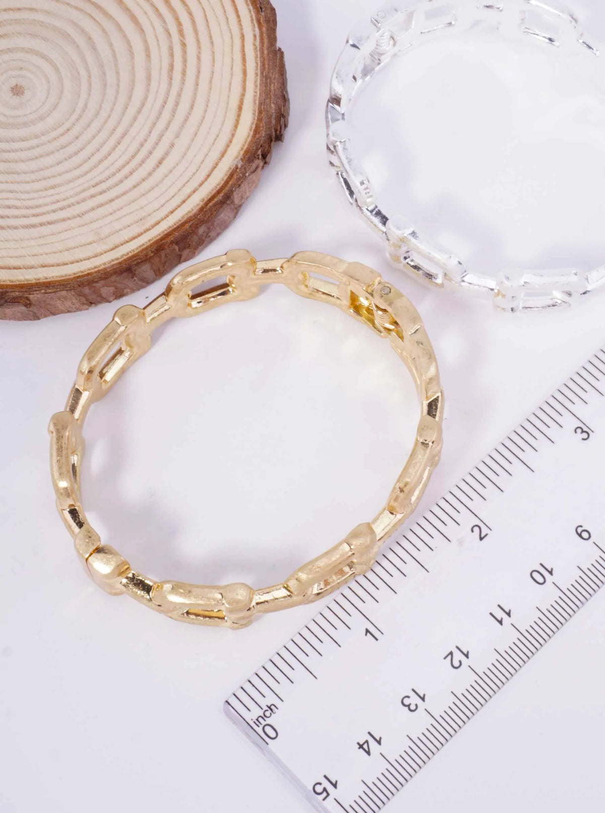 Chunky Horsebit Link Bold Equestrian Bracelet