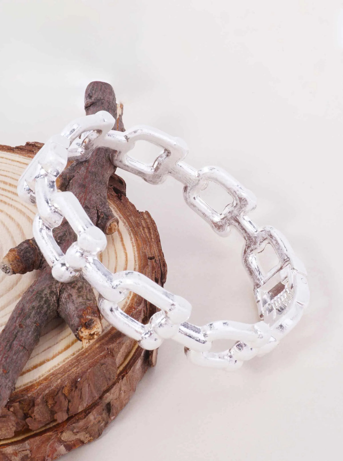 Chunky Horsebit Link Bold Equestrian Bracelet